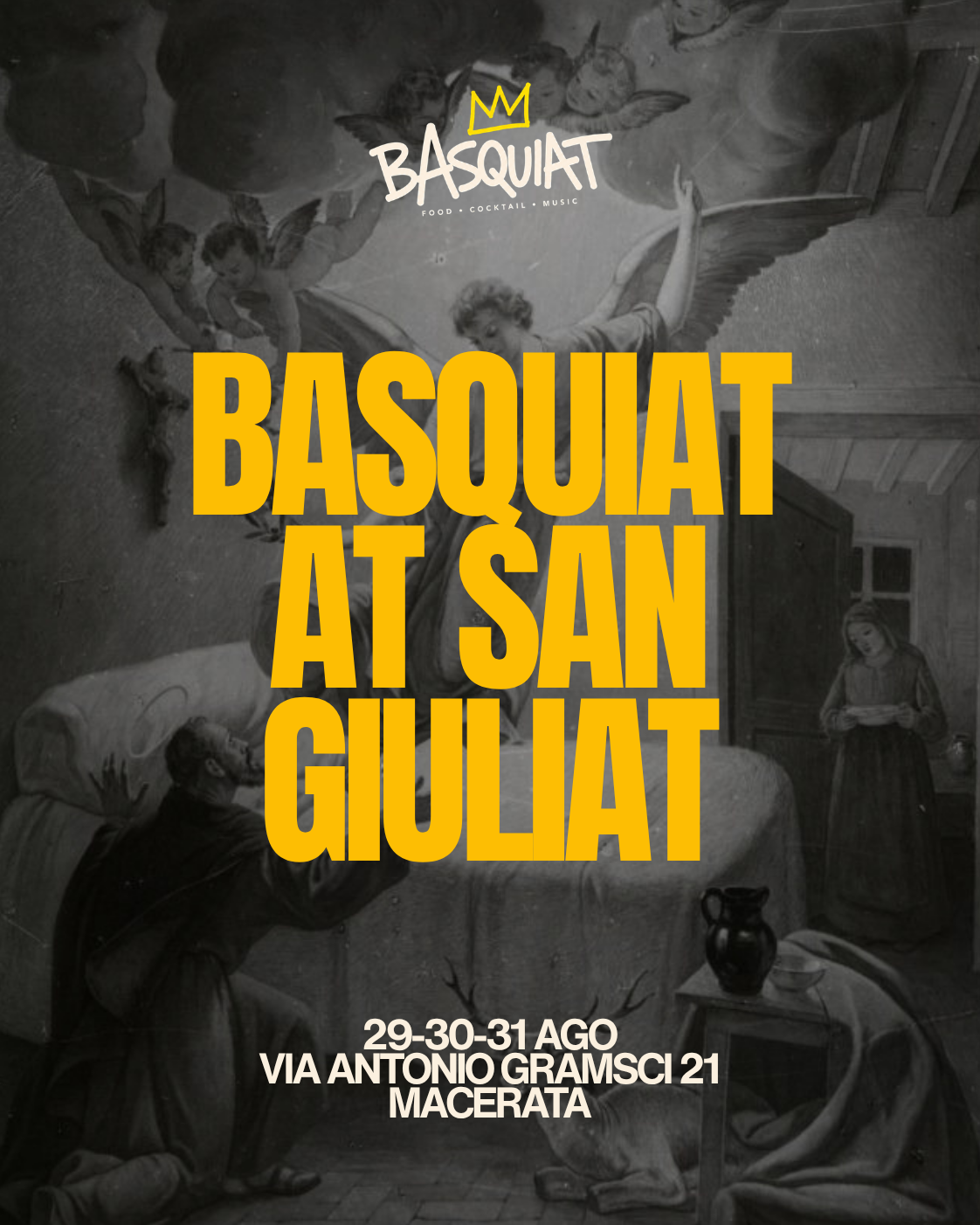 Locandina Basquiat at San Giuliat